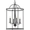 Progress Lighting Durrell Collection Four-Light Black Medium Foyer P500210-031 - alternate 1